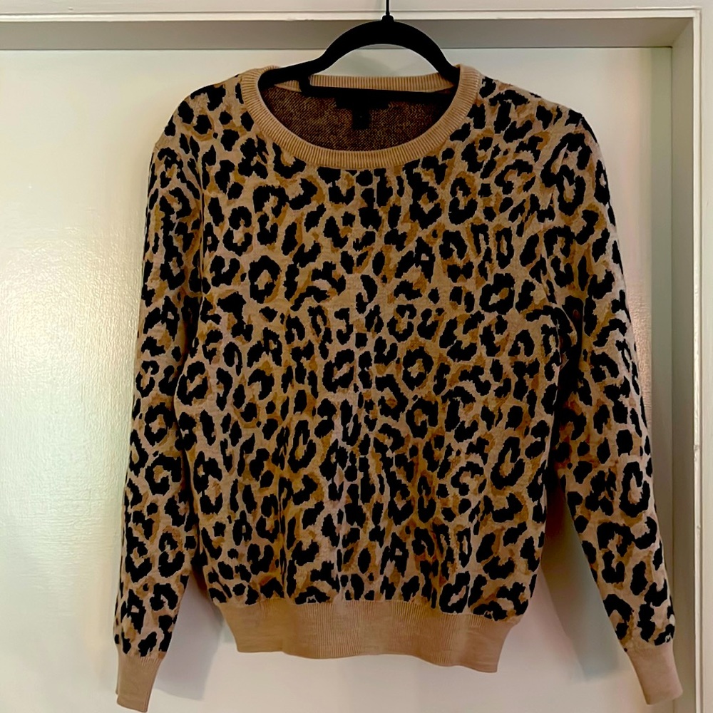 J crew leopard sweater